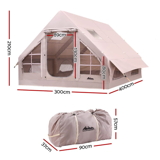 Inflatable Camping Tent 6-Person 300x400cm