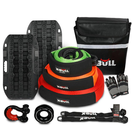X-BULL 4WD Winch Recovery Kit 12Pcs