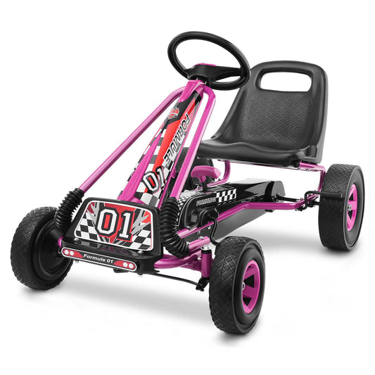 Kids Racing Car - Pink