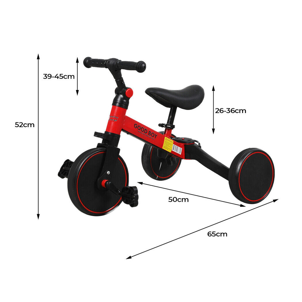 Kids Tricycle Deluxe Balance Children Kids TriBicycle Gift Australia