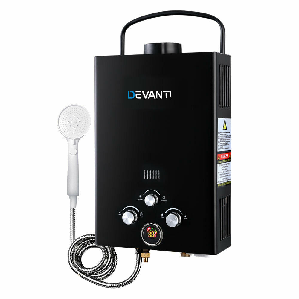 Portable Gas Hot Water Heater System for Camping and Outdoor Shower