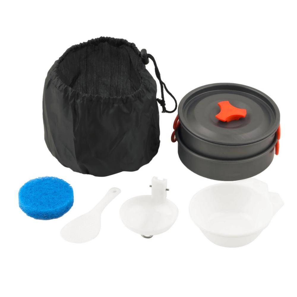 8pcs Cooking Pot Set - Hiking - Default Title