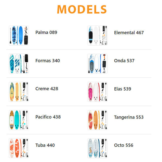 Inflatable Stand-Up Paddleboard - Creme