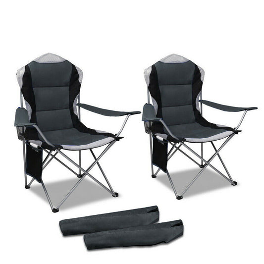 Deluxe Camping Chair x2