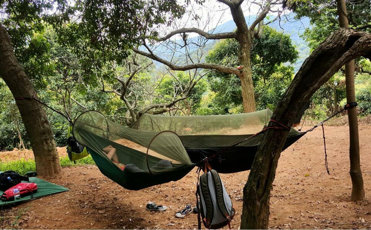 Tunnel Hammock with Mosquito Net - Hammock - Default Title
