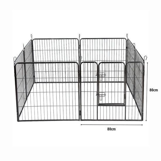 Portable Outdoor Fence - Pet - 80 x 60 cm (W x H),80 x 80 cm (W x H),80 x 100 cm (W x H),80 x 120 cm (W x H)