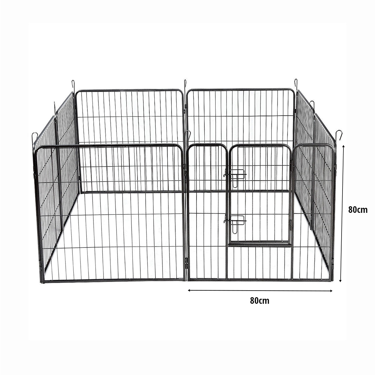Portable Outdoor Fence - Pet - 80 x 60 cm (W x H),80 x 80 cm (W x H),80 x 100 cm (W x H),80 x 120 cm (W x H)