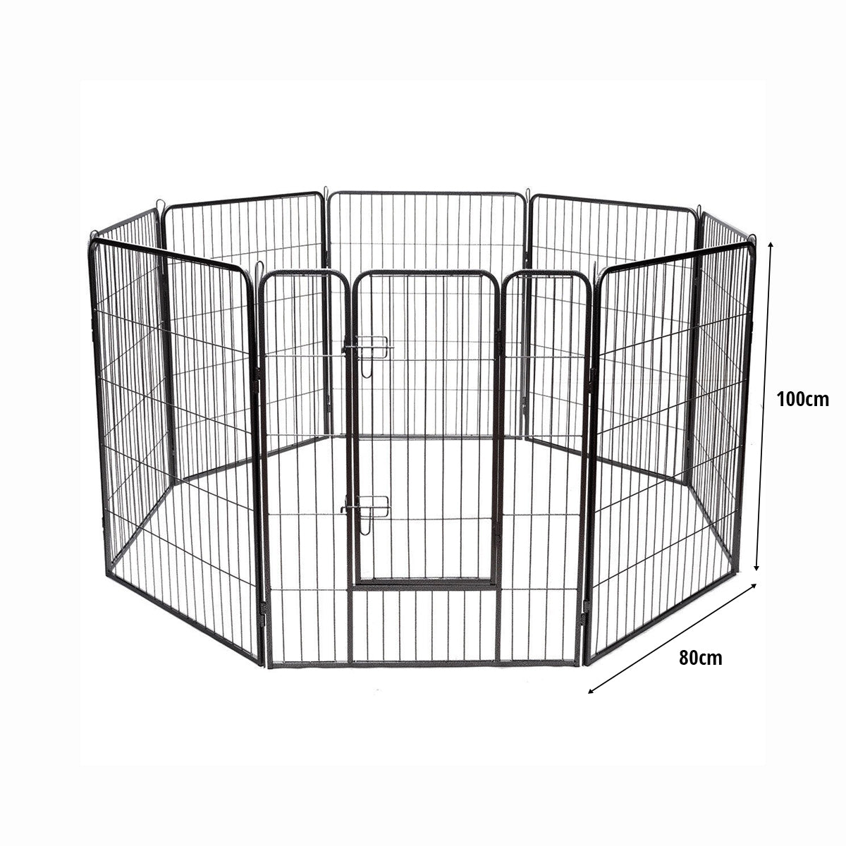 Portable Outdoor Fence - Pet - 80 x 60 cm (W x H),80 x 80 cm (W x H),80 x 100 cm (W x H),80 x 120 cm (W x H)