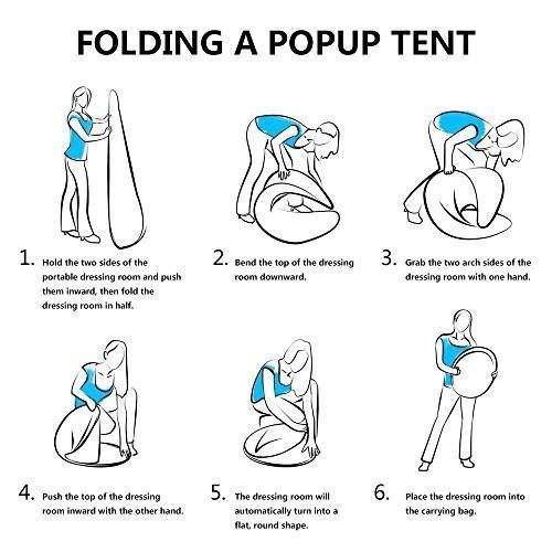 Pop-up Shower or Toilet Tent - Shower - Blue,Green