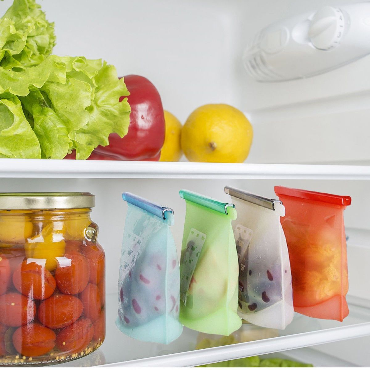 Reusable Silicone Bags - Eco - 4 bags,8 bags