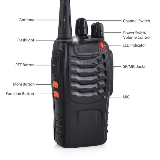 Handheld UHF Radio x 2