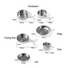 Camping Cookware Stainless Steel Kit 8pcs