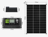 130W Rigid Solar Panel with Controller