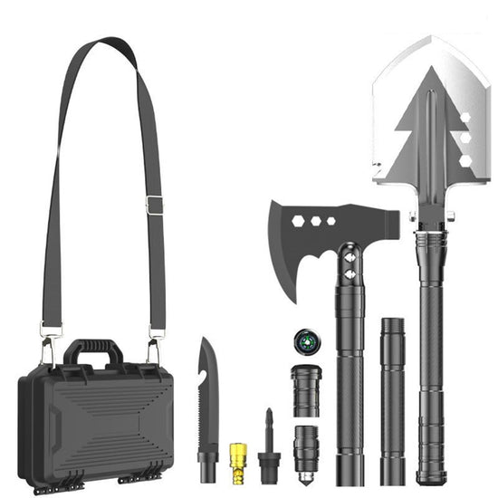 HYPERANGER Multifunctional Shovel Tactical Outdoor Survival Emergency Camping Gear_0