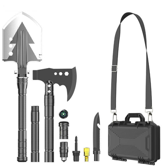 HYPERANGER Multifunctional Shovel Tactical Outdoor Survival Emergency Camping Gear_0