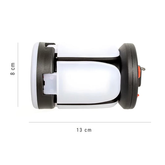 Rechargeable LED Camping Lantern With Folding LED Floodlight Portable Tent Light