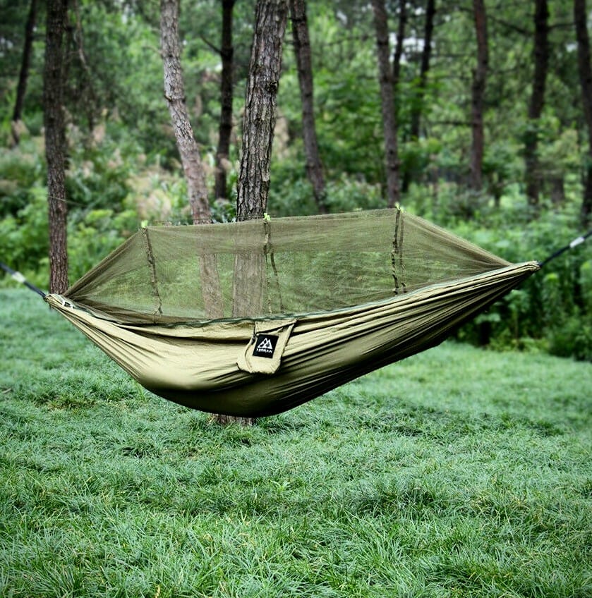 Camping hammock with net best sale