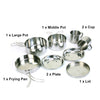 Camping Cookware Stainless Steel Kit 8pcs