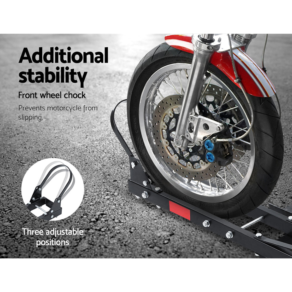 Motorcycle Adjustable Rack Motorbike Carrier Rack Ramp Towbar Motorcycle Adjustable Height Hitch ...