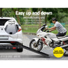 Motorbike Carrier Rack for Towbar with Supporting Post Hook