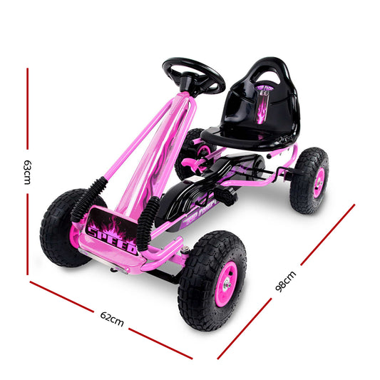 Kids Racing Car - Pink