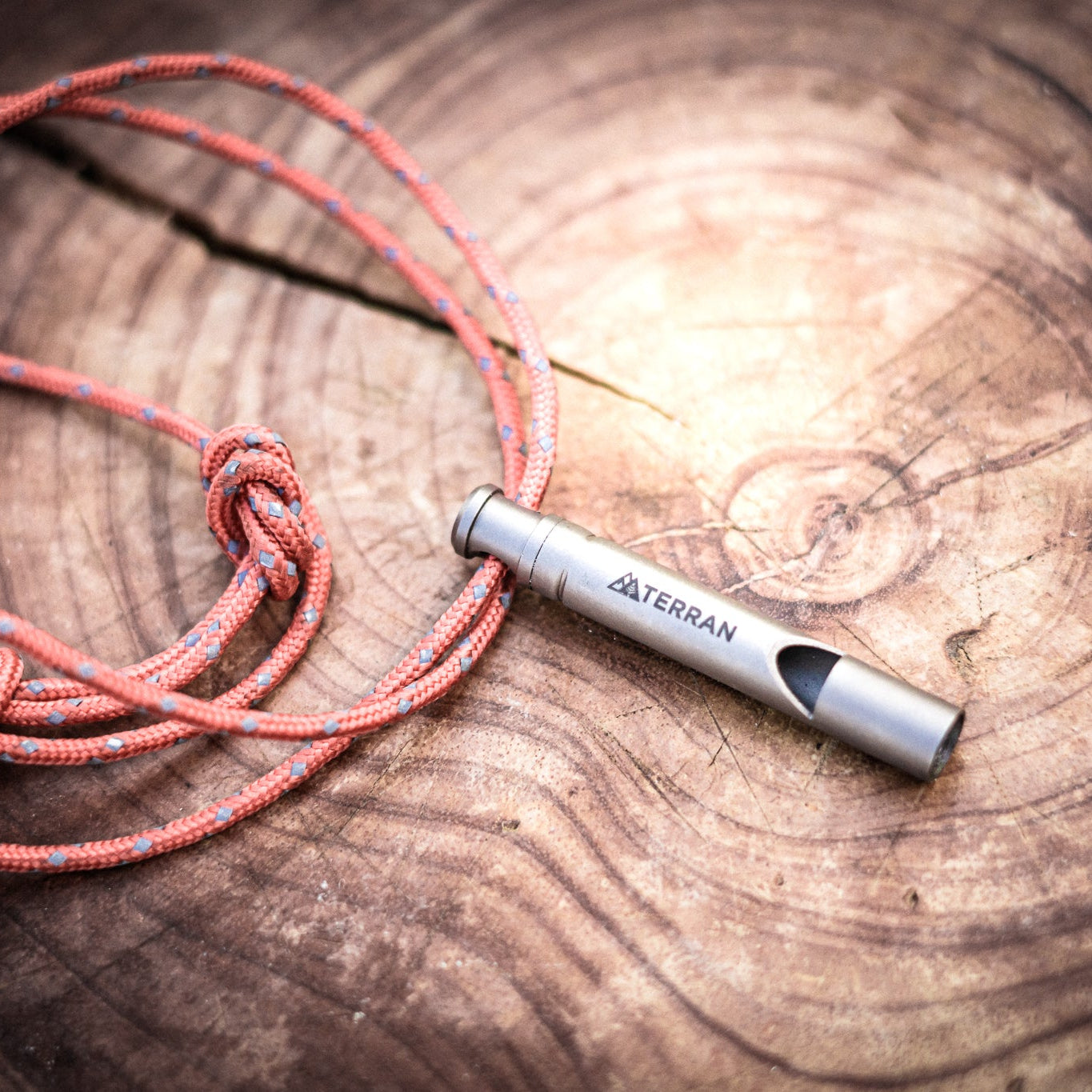 TERRAN Titanium Whistle - Ultralight Emergency Gear | Hiking