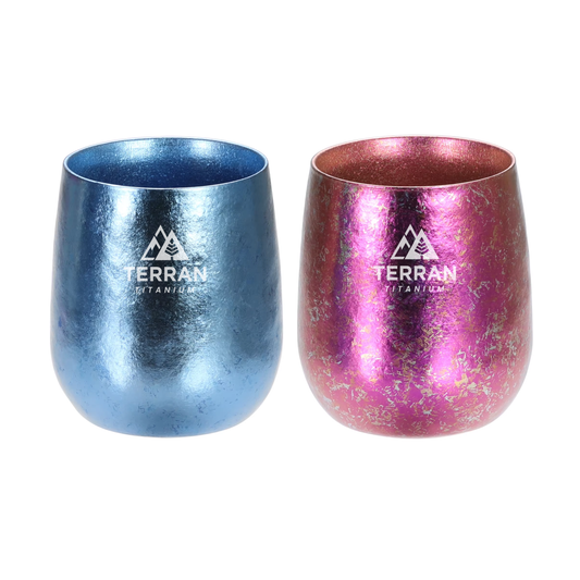 TERRAN Titanium Double Wall Cup 255ml - Crystal Finish