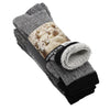 6 Pairs Merino Wool Thick Socks (6-11)