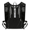 Black 5L Breathable Hydration Vest Pack - Sweat-Wicking Running Bag, Cross-border Cycling Backpack, Marathon Trail Travel Nylon Hiking Pack
