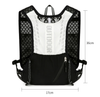 Black 5L Breathable Hydration Vest Pack - Sweat-Wicking Running Bag, Cross-border Cycling Backpack, Marathon Trail Travel Nylon Hiking Pack