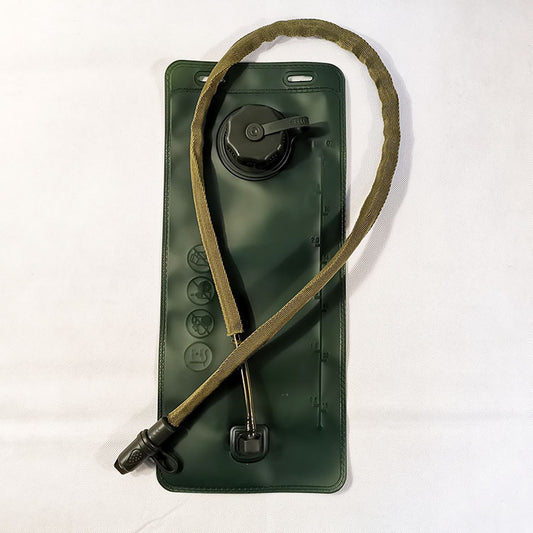 Outdoor Green 3L Hydration Bladder for Running & Cycling - Eco-Friendly PEVA Material Water Reservoir Pack Insert with Bite Valve & 93CM Water Pipe
