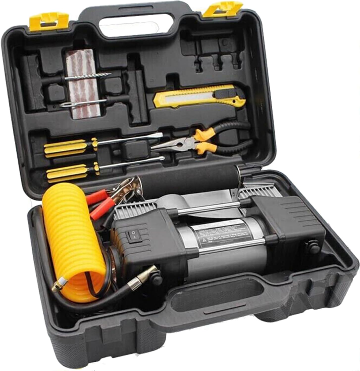 Track Compressor 12V 150PSI Car Air Compressor Portable Tyre Deflator Inflator 4WD Car ...