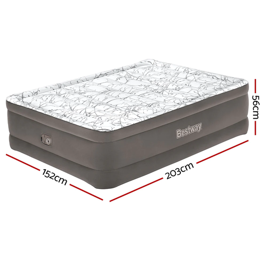 Queen Air Mattress with Built-in Pump 56cm