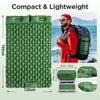 Double Inflatable Sleeping Pad with Built-in Pump