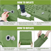 Double Inflatable Sleeping Pad with Built-in Pump