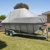 Boat Cover - 17-27ft - Grey - Heavy Duty 600D