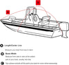 Boat Cover - 12-19ft - Black - Heavy Duty 600D