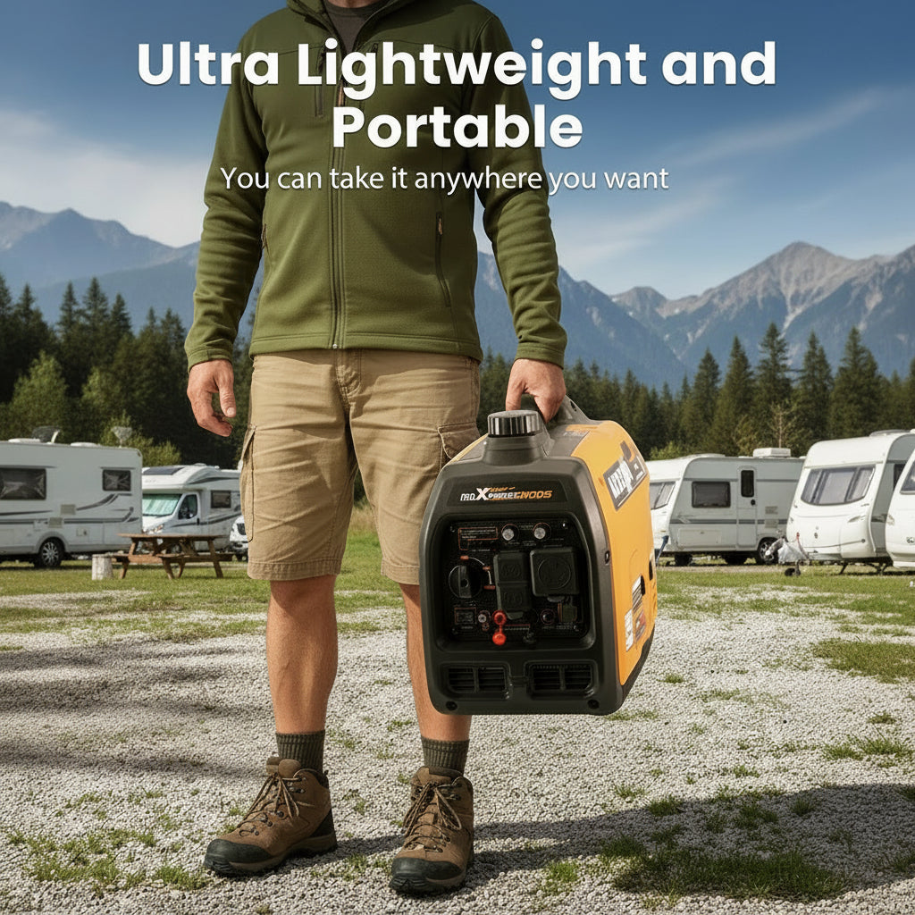 Portable Inverter Compact Generator 3.5kW Caravan Offgrid Australia