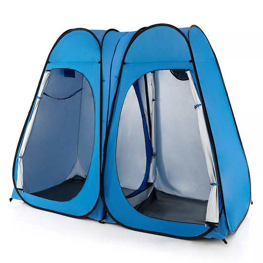 Double Pop-Up Dressing Tent