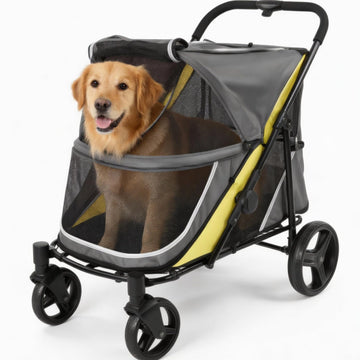 Extra Large Dog Stroller Foldable | 50kg Capacity