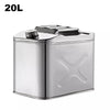 Stainless Steel Jerry Can / 5 Sizes with Built-in Spout