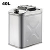 Stainless Steel Jerry Can / 5 Sizes with Built-in Spout