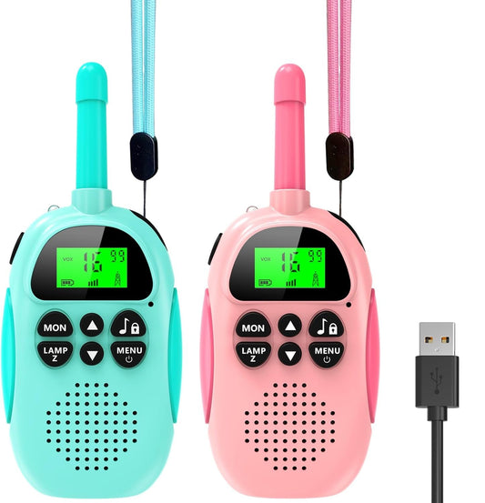 Rechargeable Kids Walkie Talkie (Pair)