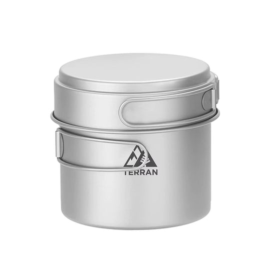 TERRAN 2-Piece Titanium Pot and Pan Cook Set