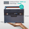 Power Station 700W with 140W Solar Panels
