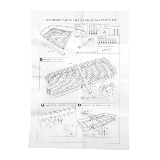 Foldable Rear Cargo Basket