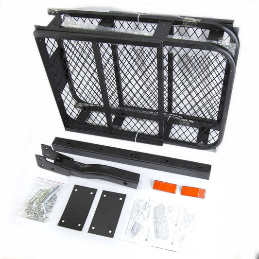 Foldable Rear Cargo Basket Hitch Mount