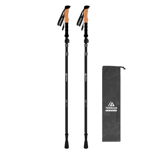 TERRAN Carbon Foldable Hiking Poles