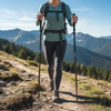 TERRAN Foldable Carbon Hiking Poles x2