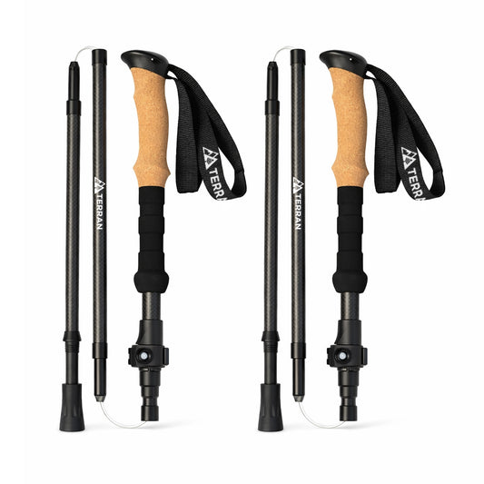 TERRAN Foldable Carbon Hiking Poles (PRE-ORDER)
